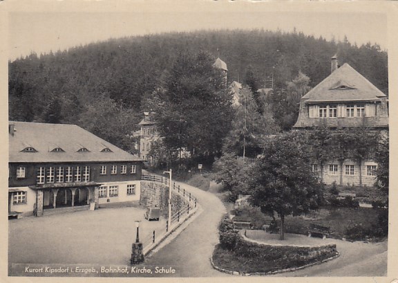 Bahnhof Kipsdorf ca 1950