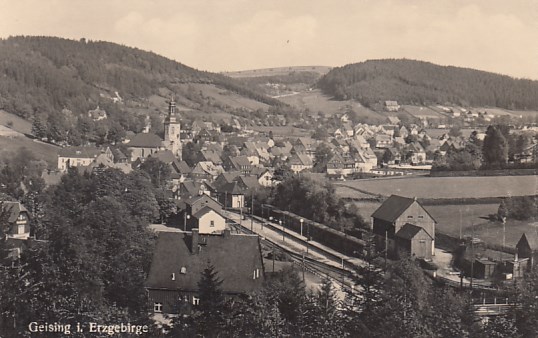 Bahnhof Geising 1961