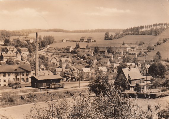 Bahnhof Auerbach 1963