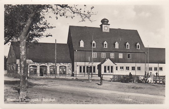 Bahnhof Altenberg Osterzgebirge 1954