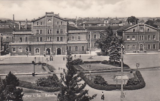 Bahnhof Zittau 1956