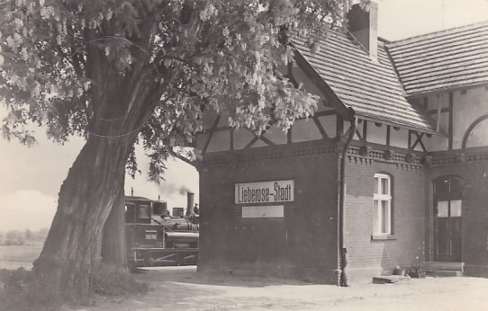 Bahnhof Lieberose ca 1960