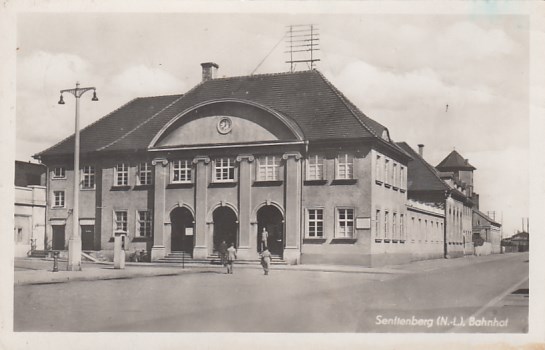 Bahnhof Senftenberg Niederlausitz ca 1950