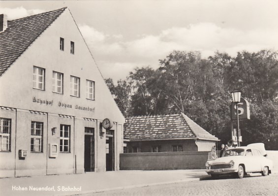 S-Bahnhof Hohen Neuendorf bei Berlin 1966