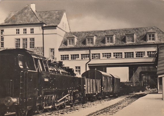 Modelleisenbahn Bahnhof Potsdam Neuer Garten 1962