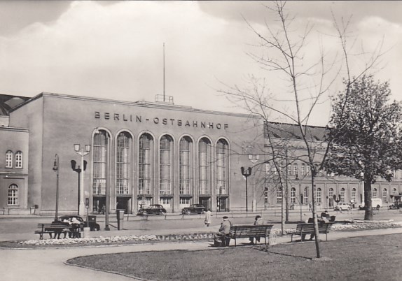 Bahnhof Berlin Friedrichshain Ostbahnhof 1960