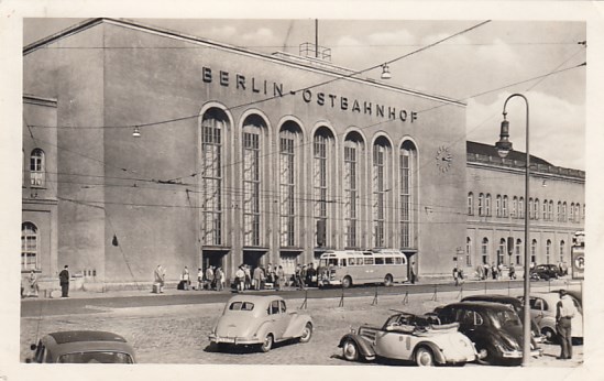 Bahnhof Berlin Friedrichshain Ostbahnhof 1956