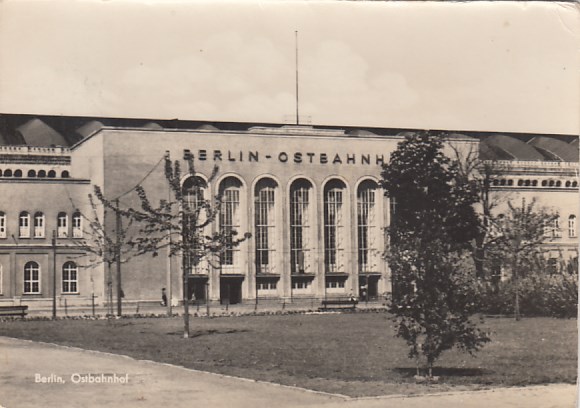 Bahnhof Berlin Friedrichshain Ostbahnhof 1957