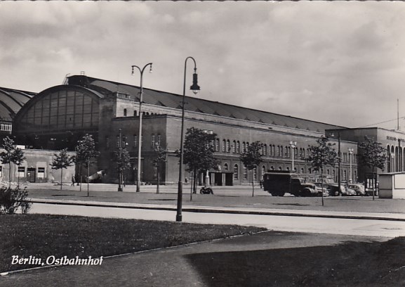 Bahnhof Berlin Friedrichshain Ostbahnhof 1959