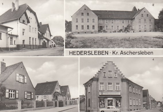 Hedersleben ca 1980 Hedersleben ca 1980