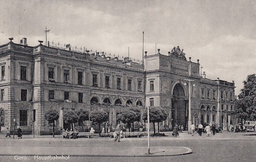 Bahnhof Gera 1962