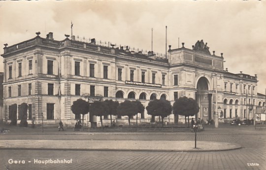 Bahnhof Gera 1956