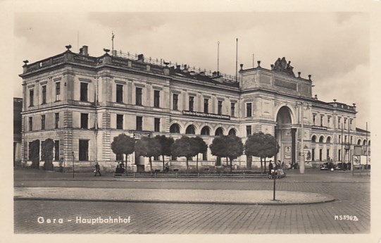 Bahnhof Gera 1955