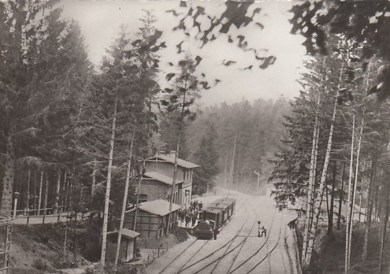 Bahnhof Friedrichroda DDR Nachdruck