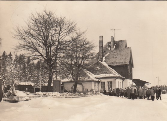 Ernstthal am Rennsteig Bahnhof 1969