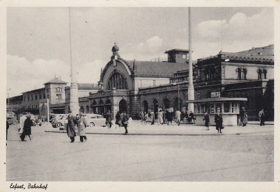 Bahnhof Erfurt ca 1950