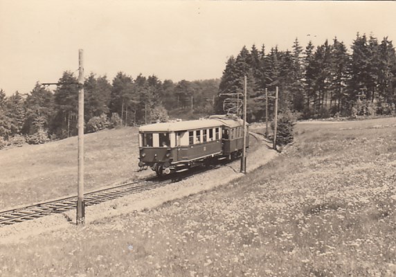 Eisenbahn Bergbahn Cursdorf 1962