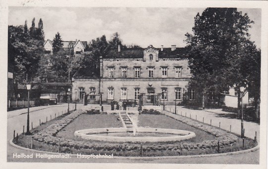 Bahnhof Heilbad Heiligenstadt Eichsfeld 1955