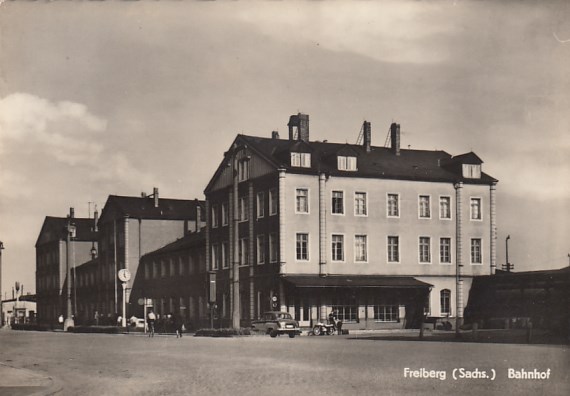 Bahnhof Freiberg 1968