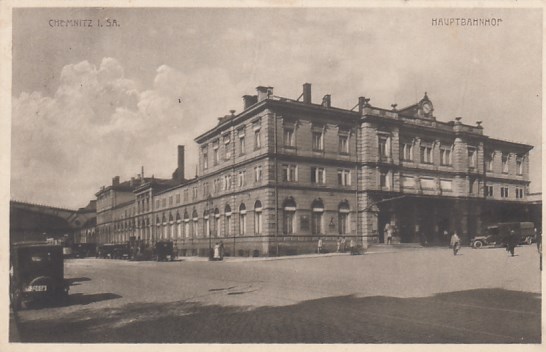 Bahnhof Chemnitz ca 1940