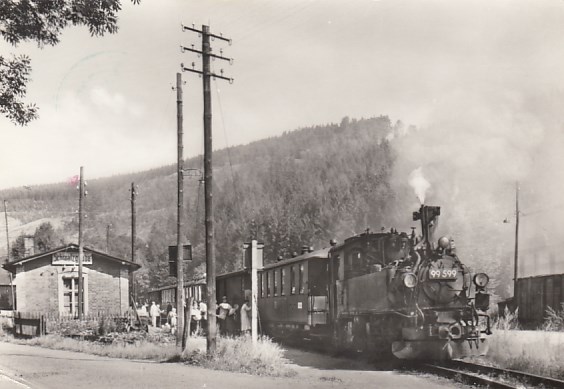 Eisenbahn Dampflokomotive Bahnhof Schmalzgrube