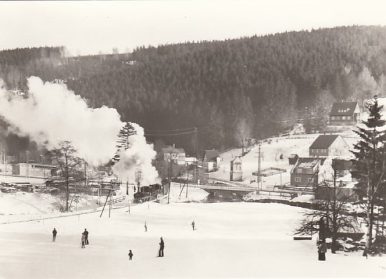 Eisenbahn Dampflokomotive Schmalzgrube