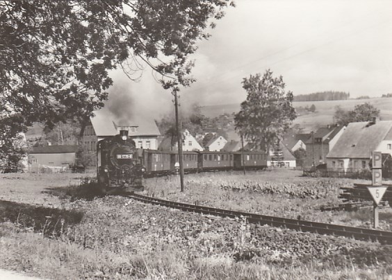 Eisenbahn Dampflokomotive Kleinbahn Neudorf