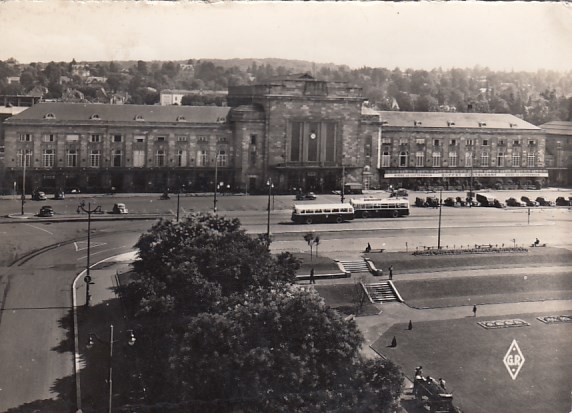 Bahnhof Mulhouse Mühlausen Frankreich 1961