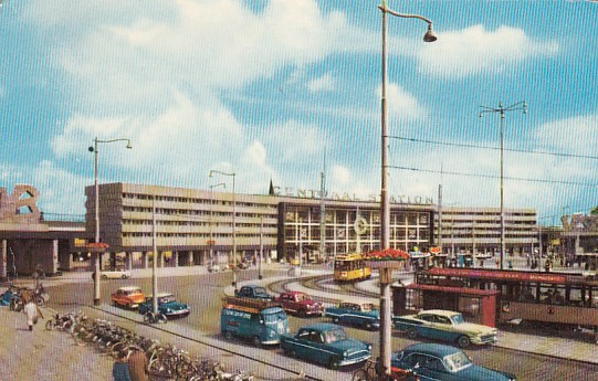 Bahnhof Rotterdam Niederlande ca 1960