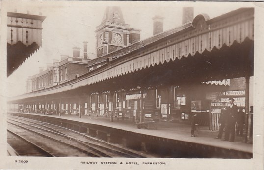 Bahnhof Railway Station London ca 1910