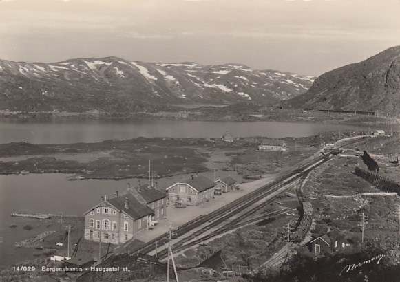 Bahnhof Bergensbanen Haugastol Haugastøl Norwegen