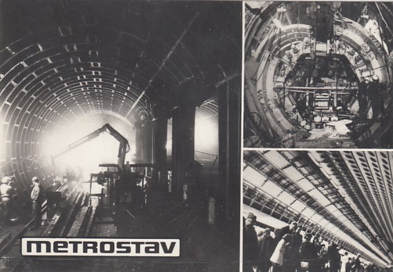 Metro U-Bahn Bau Vitame Vas na trase A 1978 metrostav Metro U-Bahn Bau Vitame Vas na trase A 1978 metrostav