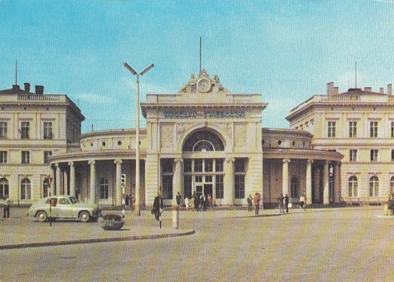 Bahnhof Polen Wroclaw Warschau