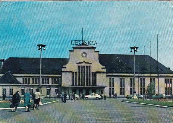 Bahnhof Polen Legnica Liegnitz 1970