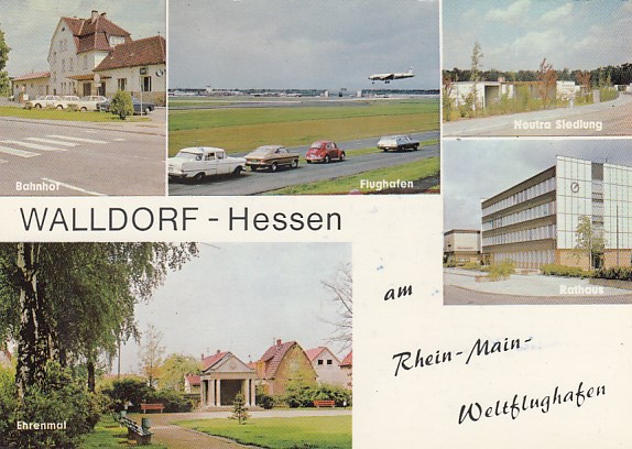 Walldorf Hessen Flughafen und Bahnhof