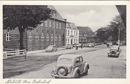 Bahnhof Niebüll ca 1950