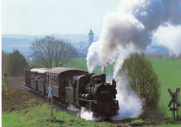 Eisenbahn Dampflokomotive bei Rheinstetten