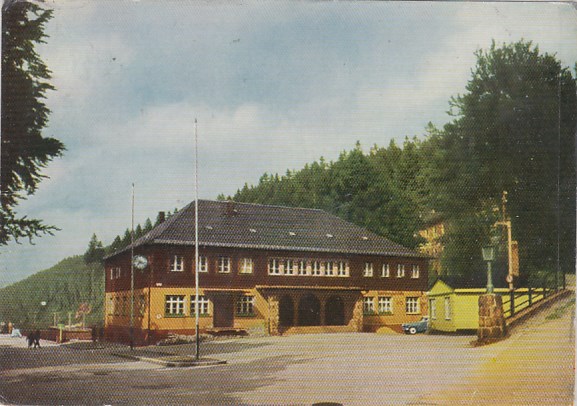 Bahnhof KipsdorfDDR color AK 1969