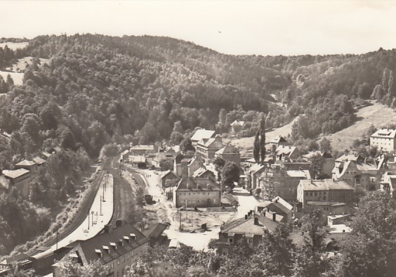 Bahnhof Glashütte 1974