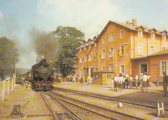 Bahnhof Dippoldiswalde 1988