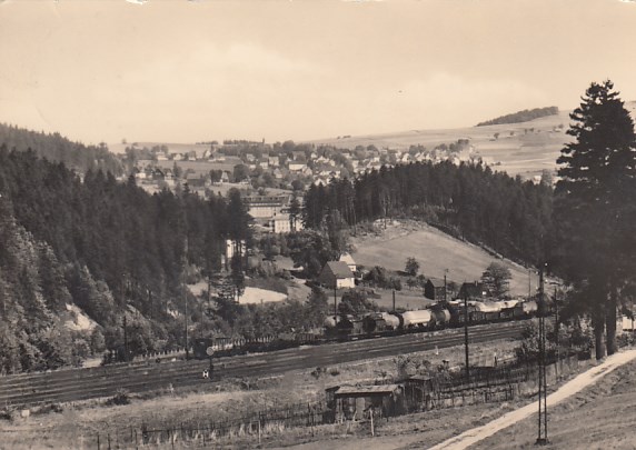 Eisenbahn Dampflokomotive Breitenbrunn 1965