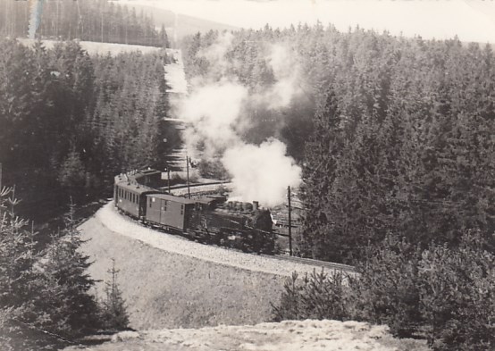 Eisenbahn Dampflokomotive Schmalspurbahn Erzgebirge