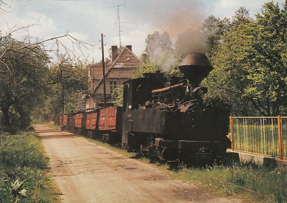 Kleinbahn Schmalspurbahn Muskauer Waldeisenbahn bei Krauschwitz