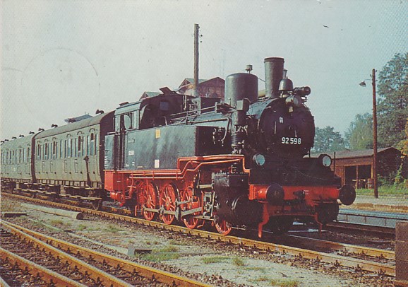 Eisenbahn Dampflokomotive Peitz Ost