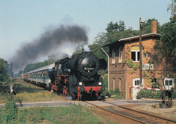 Eisenbahn Dampflokomotive Bahnhof Klinge