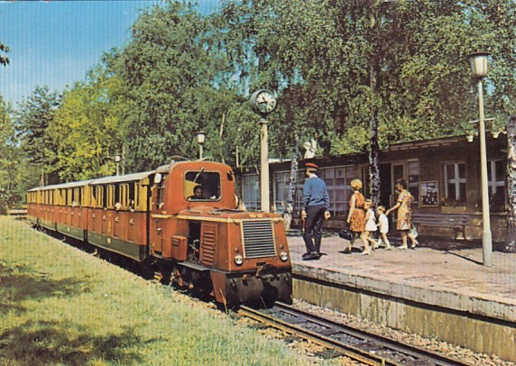 Berlin Wulheide Kleinbahn Pioniereisenbahn Bahnhof 1968