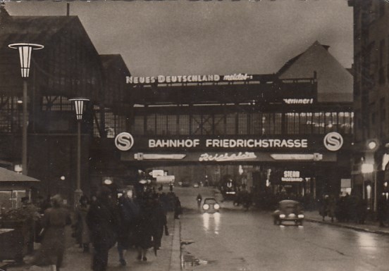 Bahnhof Friedrichstraße Berlin Mitte 1957