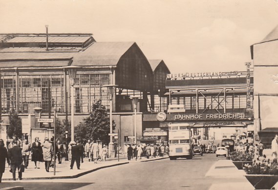 Bahnhof Friedrichstraße Berlin Mitte 1962