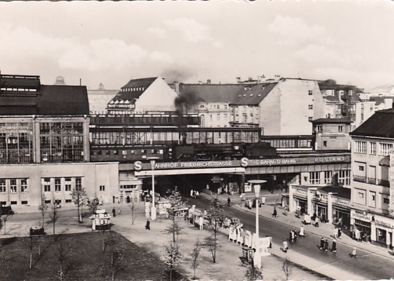 Bahnhof Friedrichstraße Berlin Mitte 1961