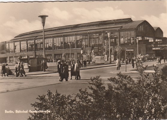 Bahnhof Friedrichstraße Berlin Mitte 1957